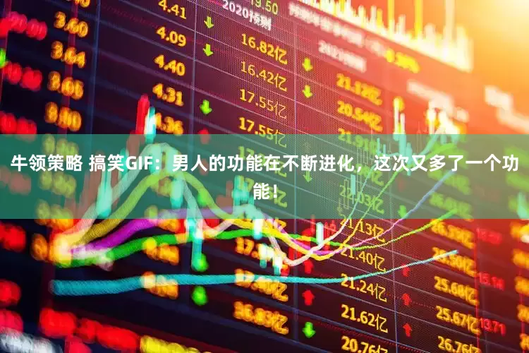 牛领策略 搞笑GIF：男人的功能在不断进化，这次又多了一个功能！